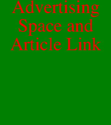 Advertising Space and Article Link